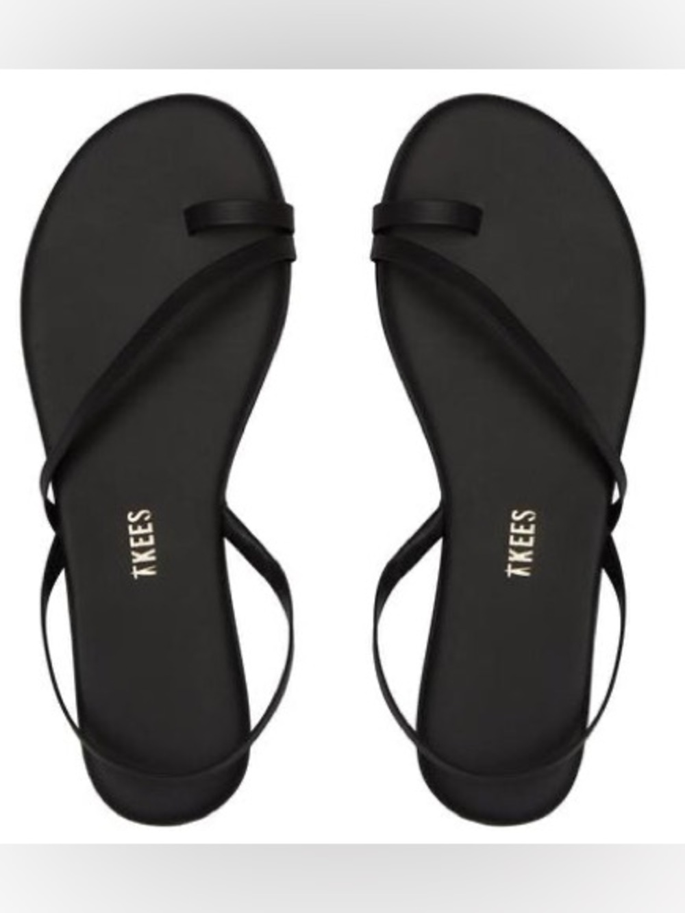 Tkees LC - Sable leather strappy sandals black 10